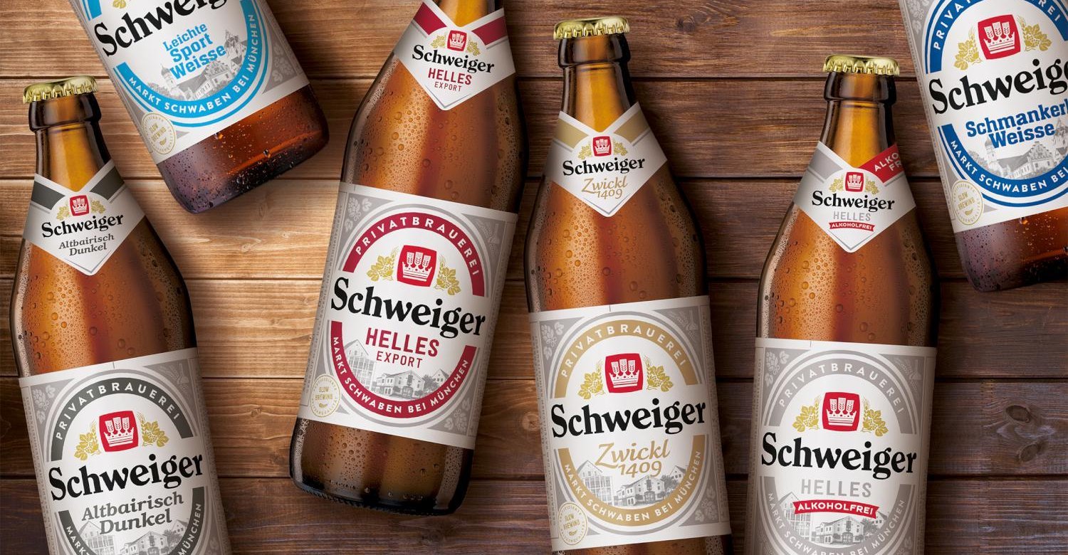 Schweiger Bier Soft Relaunch Grafikdesign Branding-Strategie Verpackungsdesign