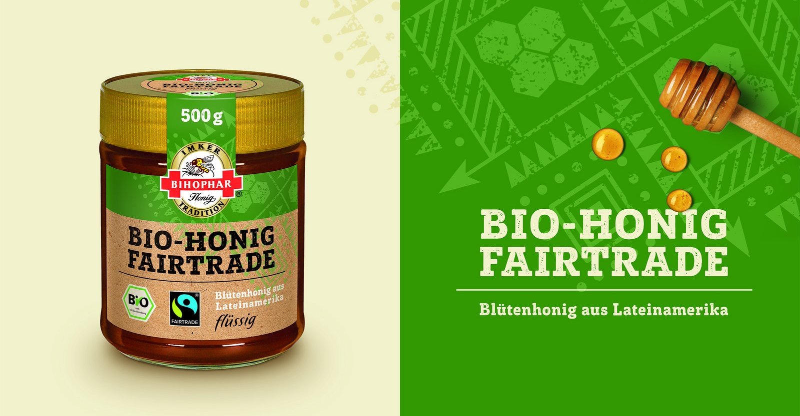 Bihophar Bio Honig Relaunch Grafikdesign Branding-Strategie Verpackungsdesign Logodesign Line Extension