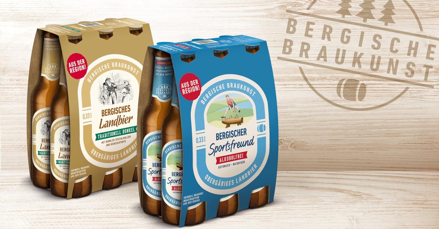 Bergische Braukunst Bergische Braukunst beer relaunch graphic design branding strategy packaging design logo design line extension