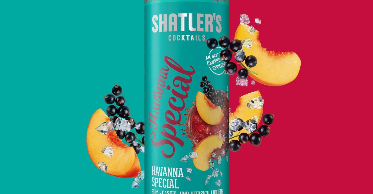 Shatlers Cocktails Relaunch Graphic Design Branding Strategy Packaging Design Logo Design POS Material Line Extension
