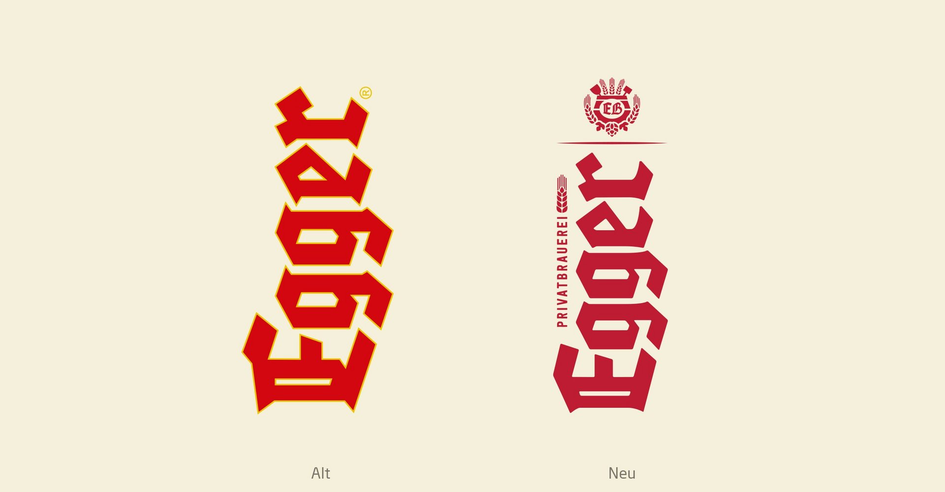 Egger Bier Portfolio Relaunch Branding-Strategie Grafikdesign Logodesign Corporate Design Verpackungsdesign Line-Extension