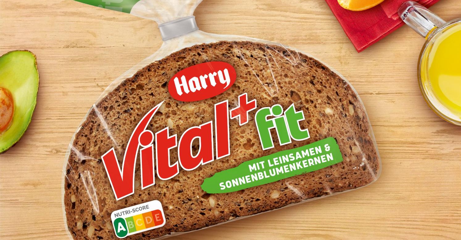 Harry Brot Vital Fit Relaunch Grafikdesign Branding-Strategie Verpackungsdesign Logodesign Line Extension