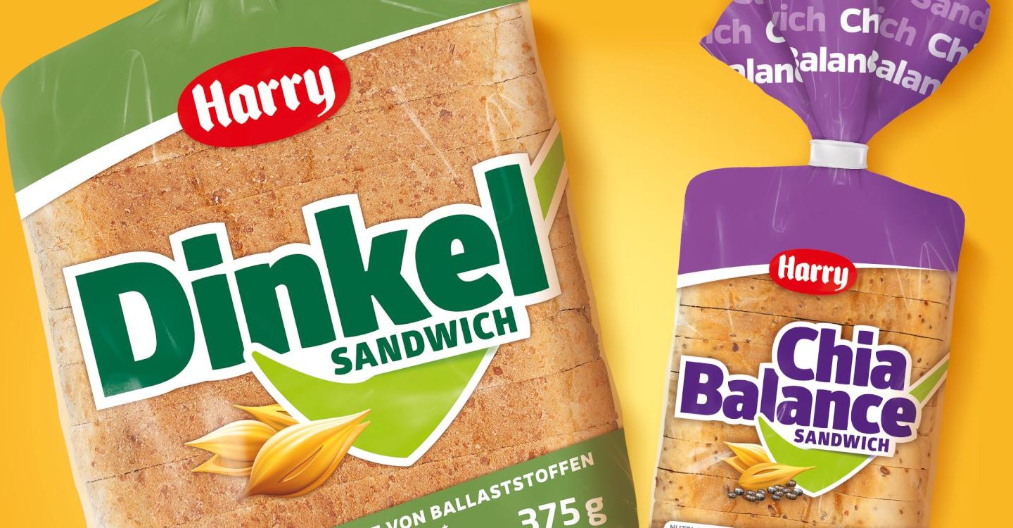 Harry Toast Sandwiches Range Relaunch Grafikdesign Branding-Strategie Verpackungsdesign Logodesign Line-Extension