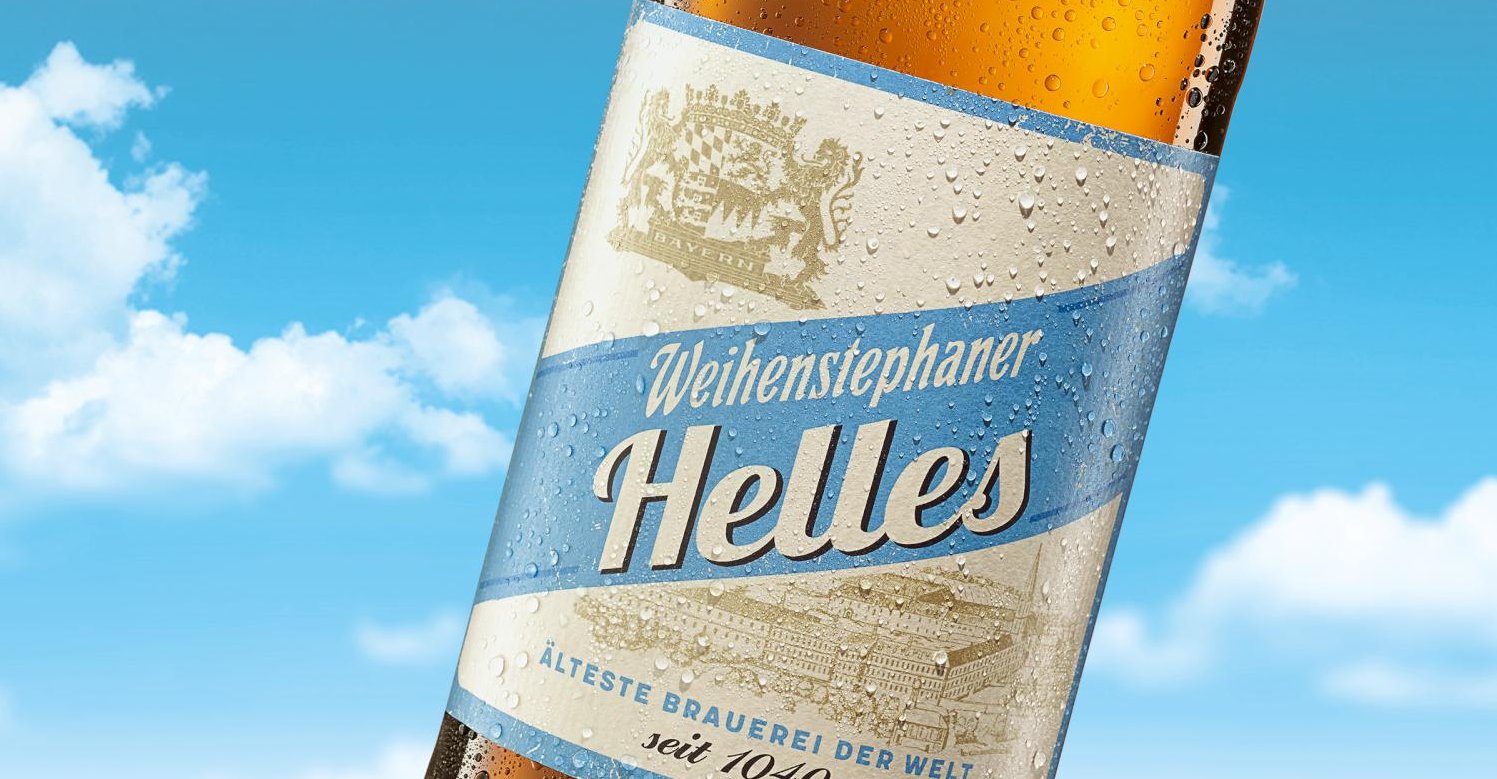 Weihenstephan Bier Weihenstephaner Helles Launch Grafikdesign Logodesign Verpackungsdesign Line Extension