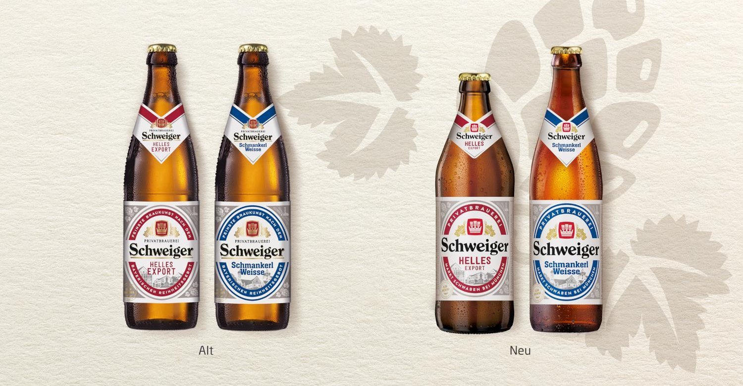Schweiger Bier Soft Relaunch Grafikdesign Branding-Strategie Verpackungsdesign