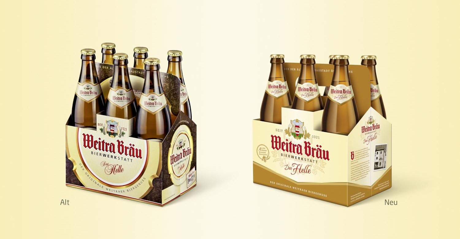 Hadmar Weitra Bier Portfolio Relaunch Grafikdesign Verpackungsdesign Branding-Strategie Line Extension Logodesign