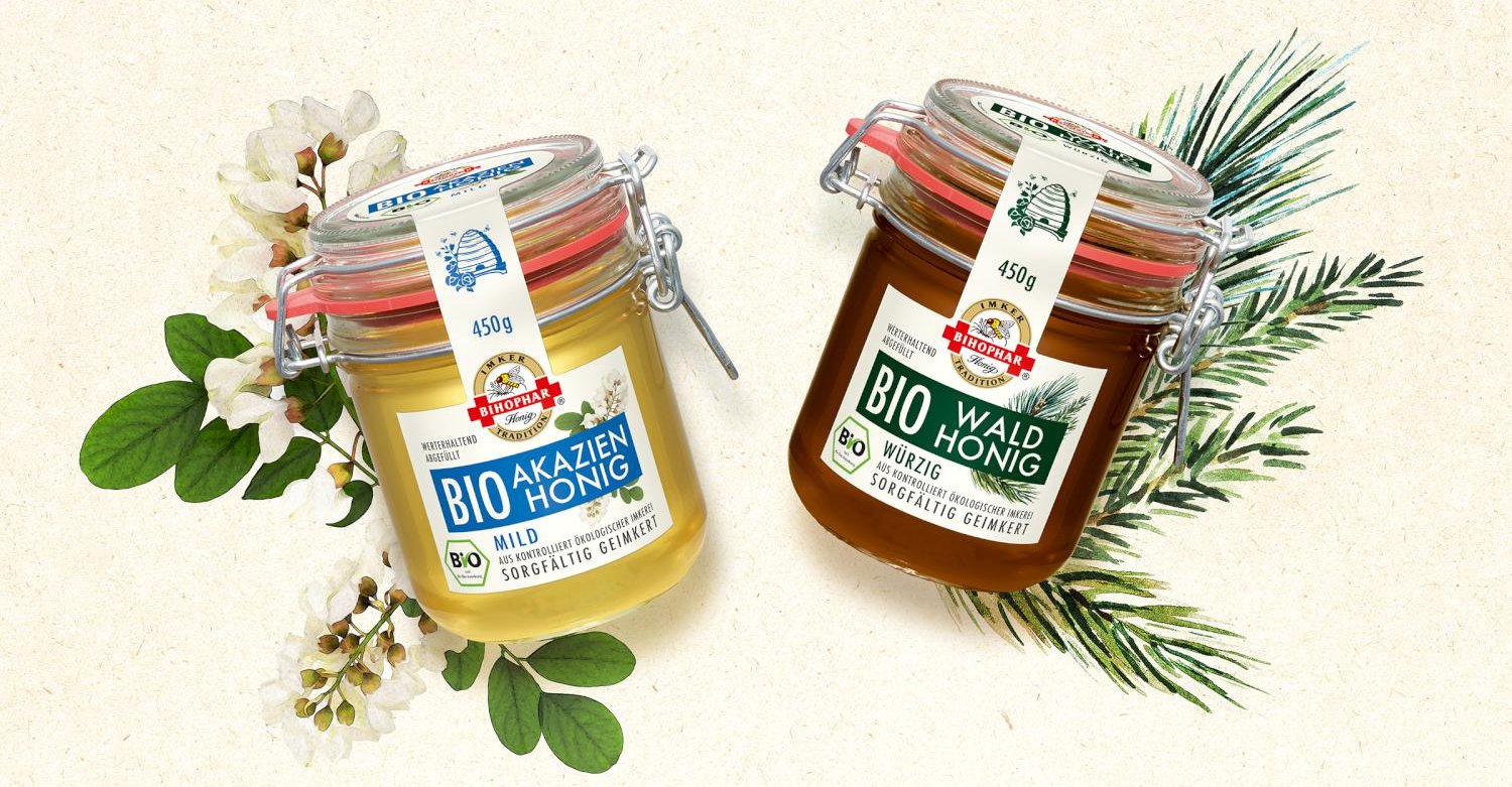 Bihophar Organic Honey Fairtrade Relaunch Graphic Design Branding Strategy Packaging Design Logo Design Line Extension