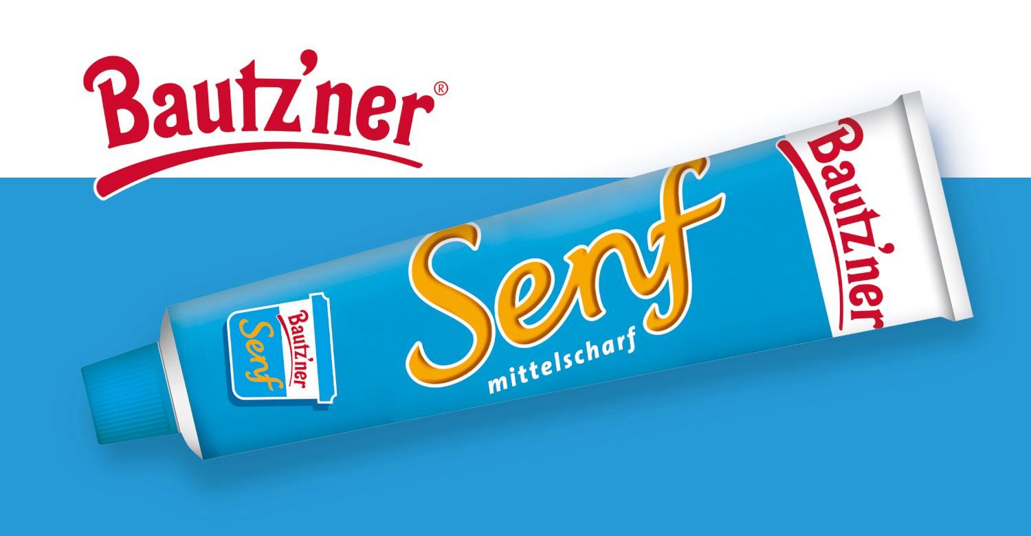 Bautzner Senf Tube Relaunch Branding-Strategie Grafikdesign Verpackungsdesign