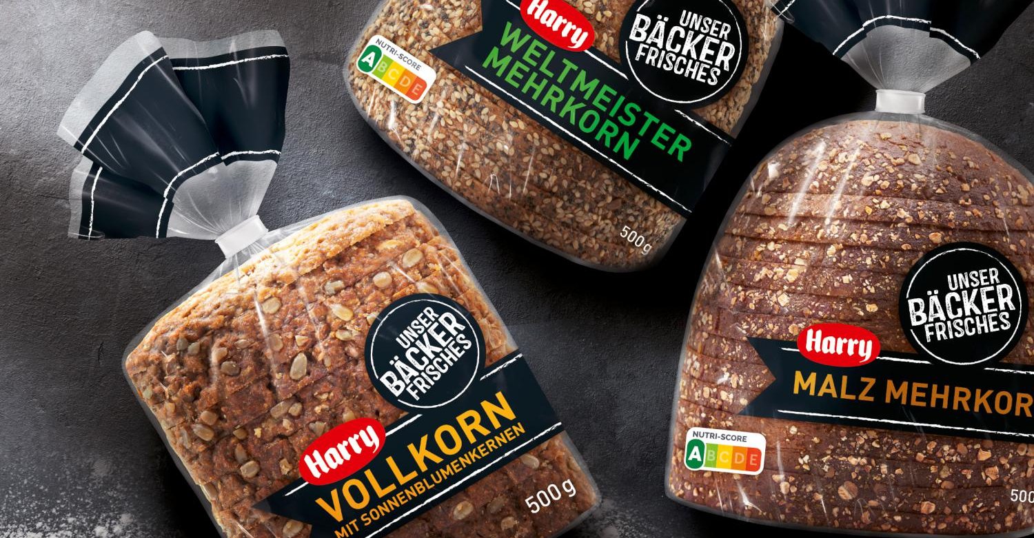 Harry Unser Baeckerfrisches Brot Relaunch Grafikdesign Branding-Strategie Verpackungsdesign Logodesign Line Extension