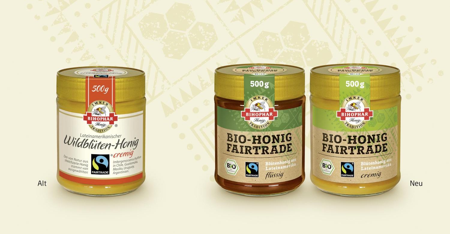 Bihophar Organic Honey Relaunch Graphic Design Branding Strategy Packaging Design Logo Design Line Extension