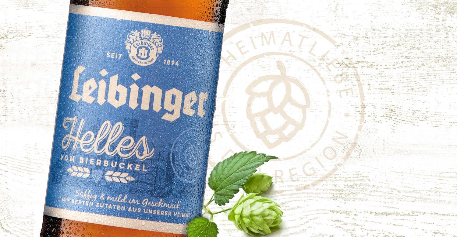 Leibinger Helles Bier launch graphic design branding strategy packaging design logo design line extension