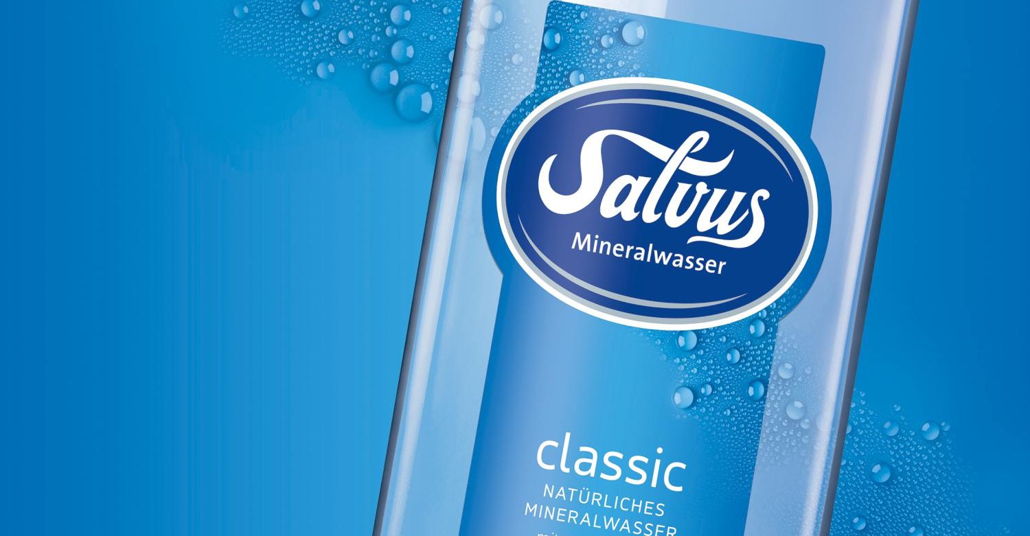 Salvus Mineralbrunnen Varieties Relaunch Line Extension Graphic design Branding strategy Packaging design Logo design