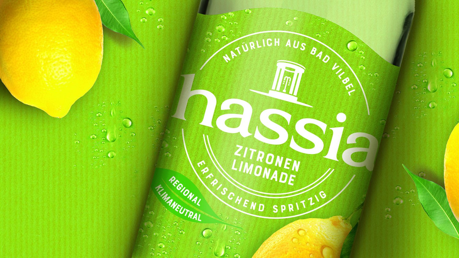 Hassia Mineralquellen Mineralwasser Relaunch Grafikdesign Branding-Strategie Verpackungsdesign Logodesign Line Extension